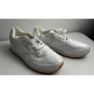 Reebok Classic Womens Size‎ 7.5 White Athletic Leather Shoes Sneakers
